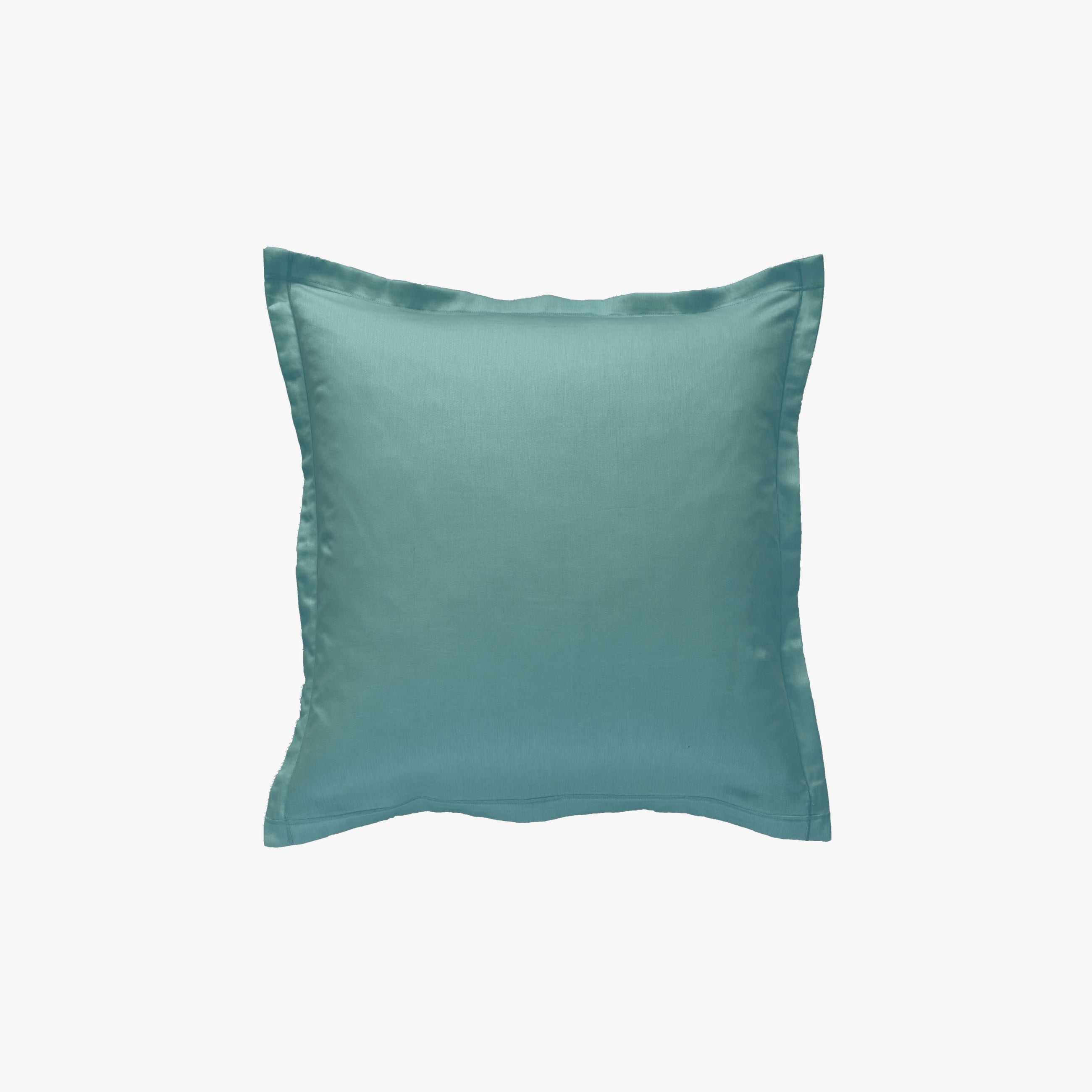 Taie d'oreiller percale 80 fils céladon Céladon 65x65 cm