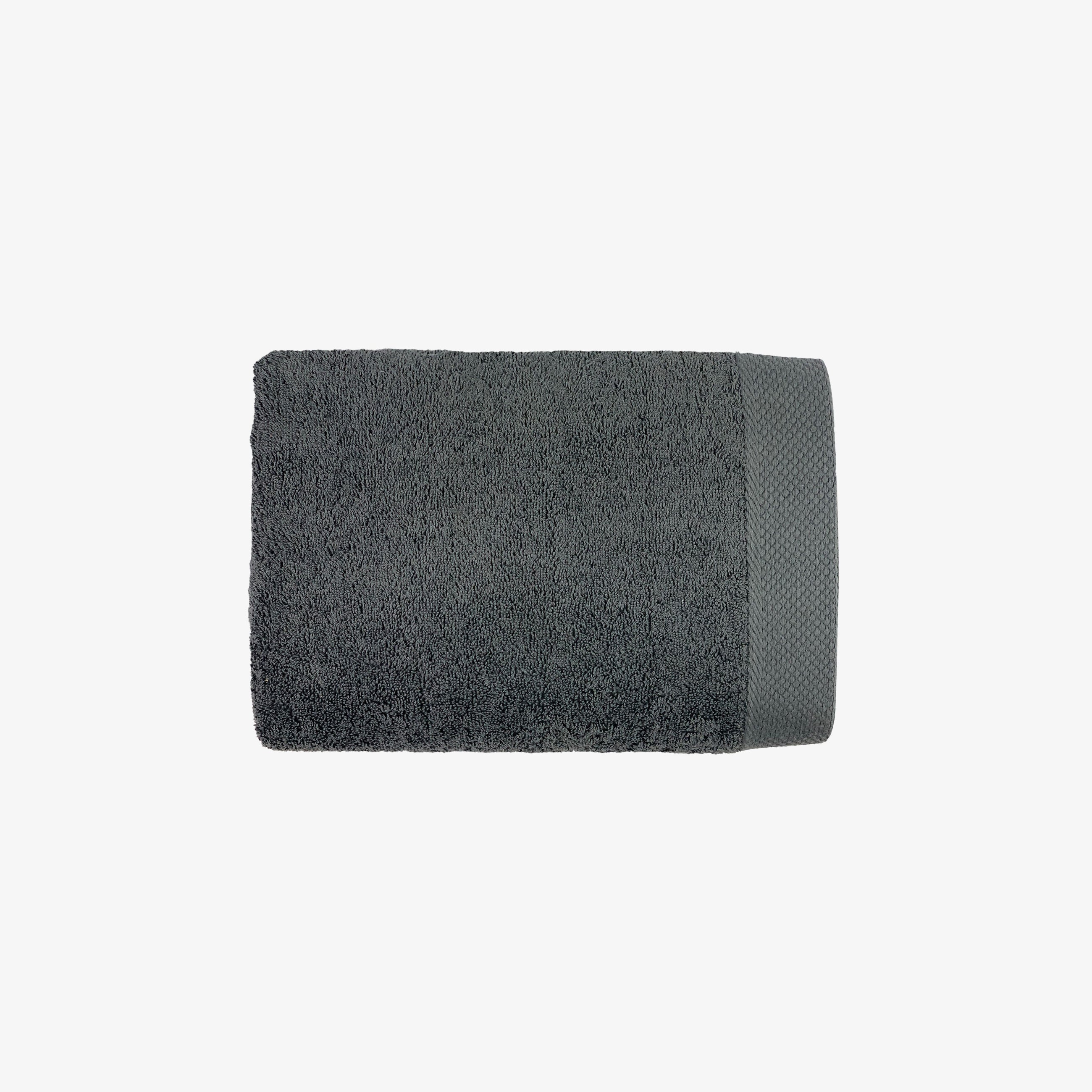 Serviette de Toilette 50x100 Cm Gris Anthracite