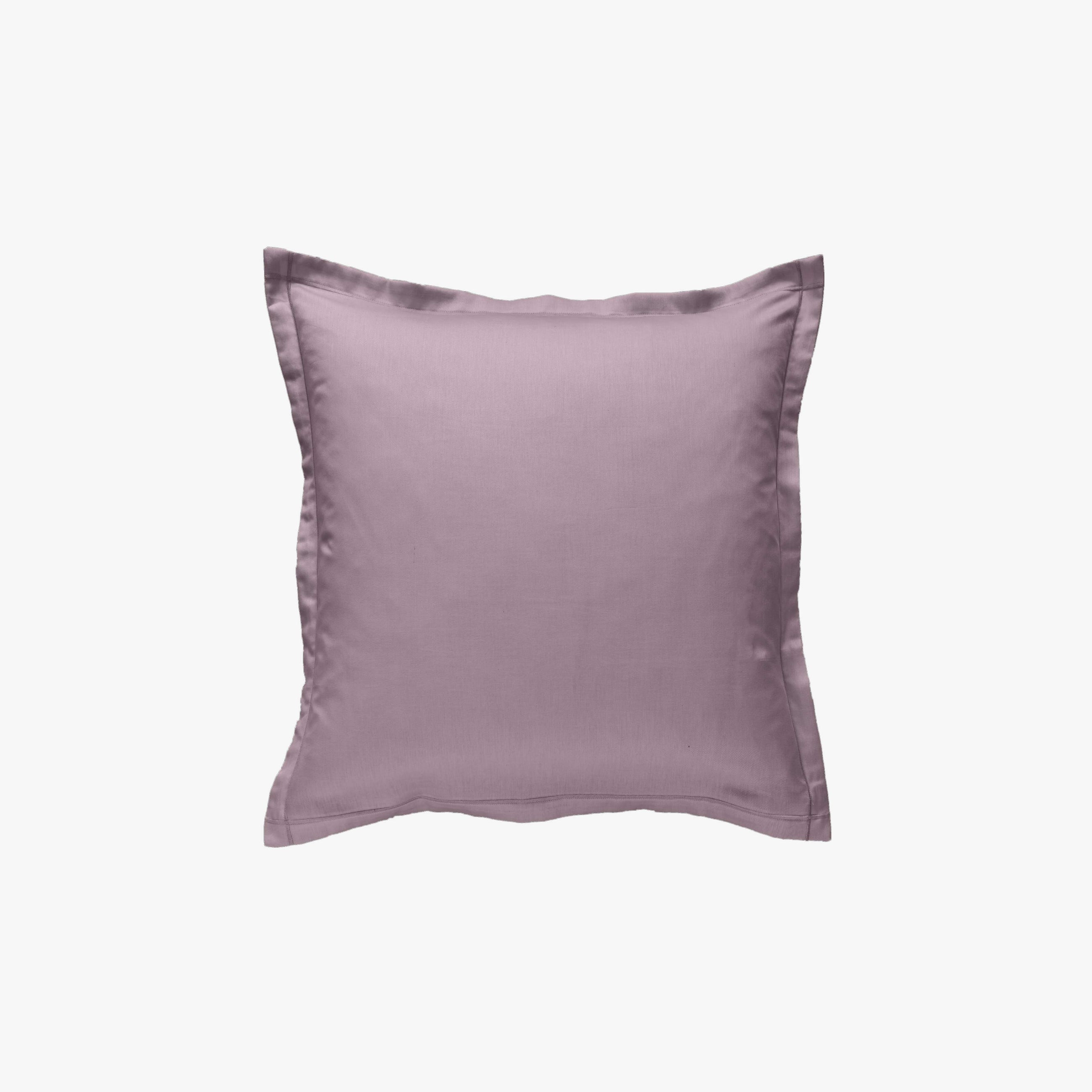 Taie d'Oreiller Percale de Coton 80 fils Rose Poudré 65x65 cm