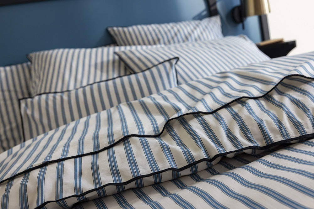 Allen parure de couette à rayures