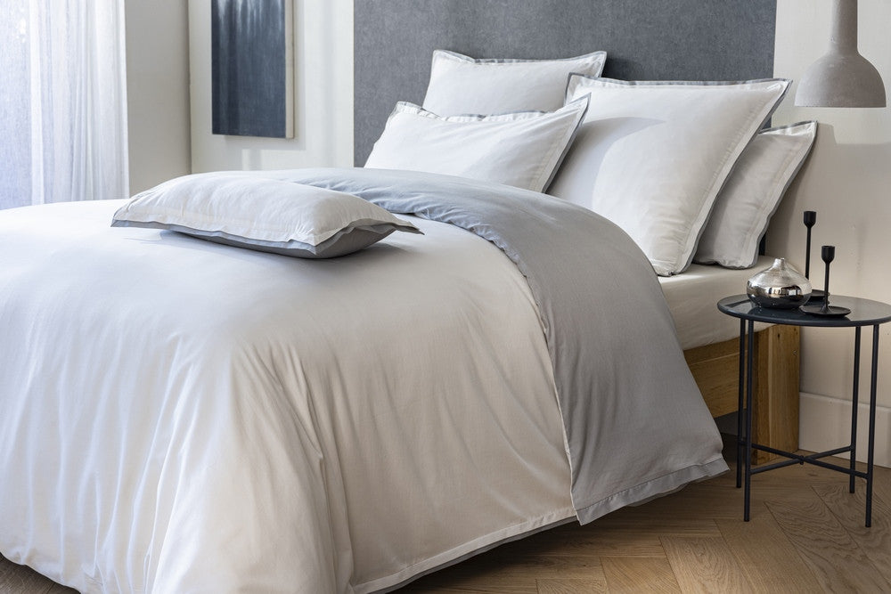 BRYANT BLANC PERLE Housse de Couette double revers