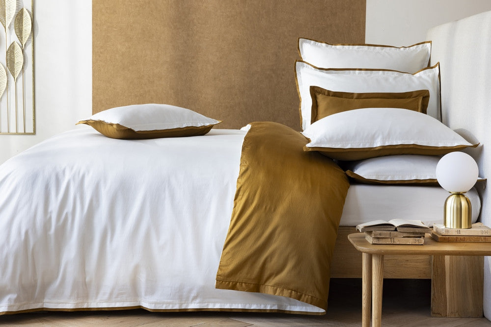 BRYANT IVOIRE BRONZE Housse de Couette double face