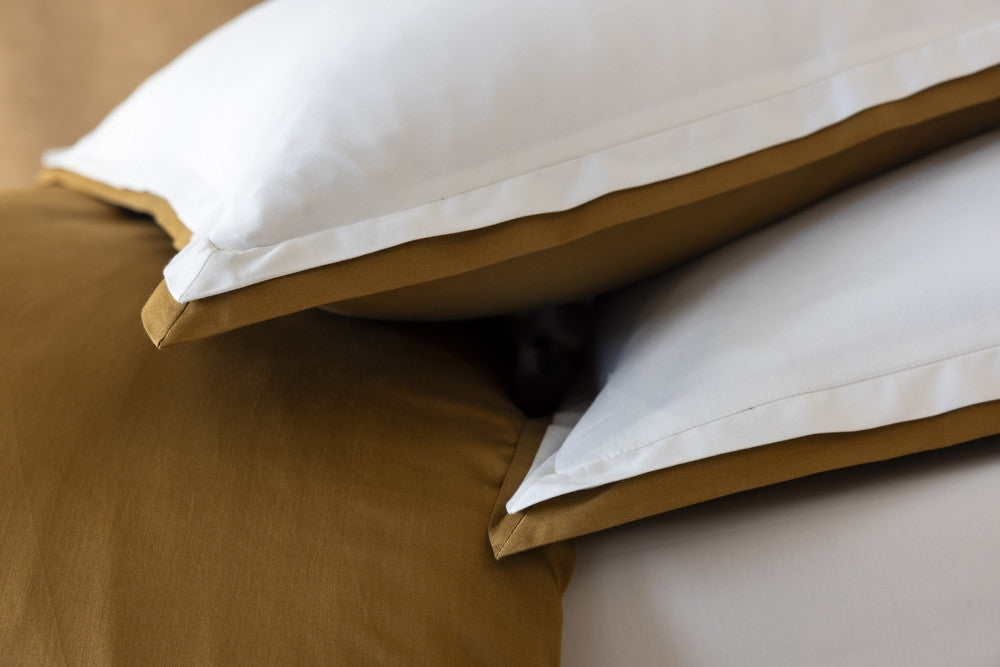 BRYANT IVOIRE BRONZE double face blanc et taupe