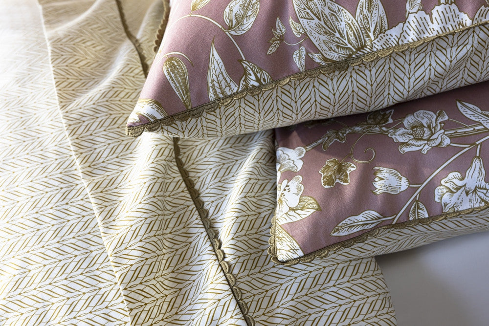 HARRIET taies d'oreiller sur drap plat