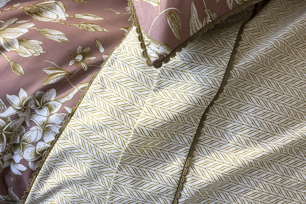 HARRIET taie d'oreiller sur housse avec motifs géométrique