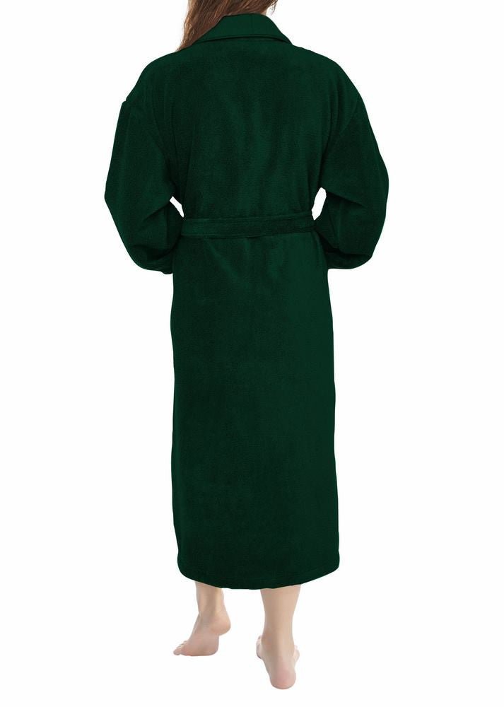 Peignoir Adulte 100% Coton Peigné Emeraude S