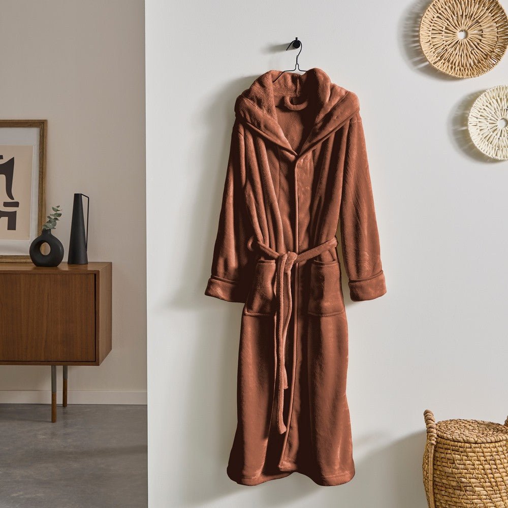 Peignoir Microfibre Noyer S