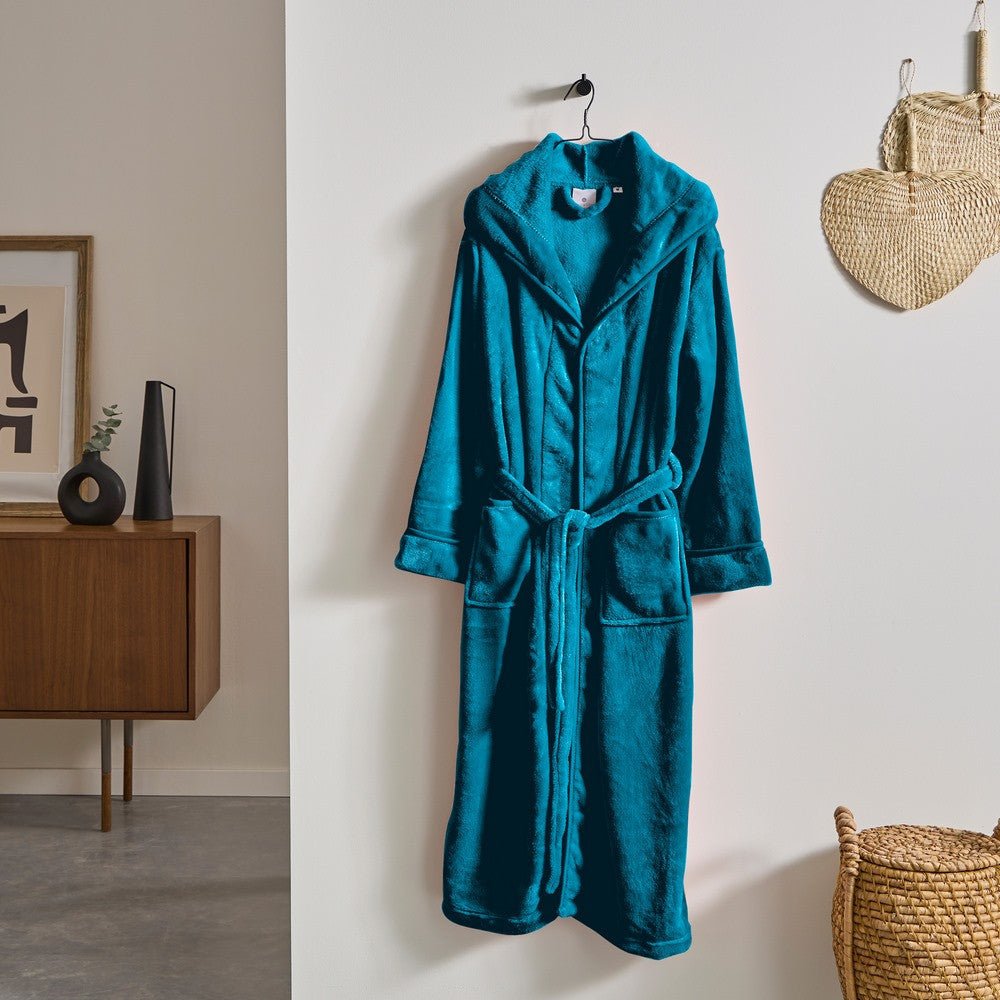 Peignoir Microfibre Pétrole S