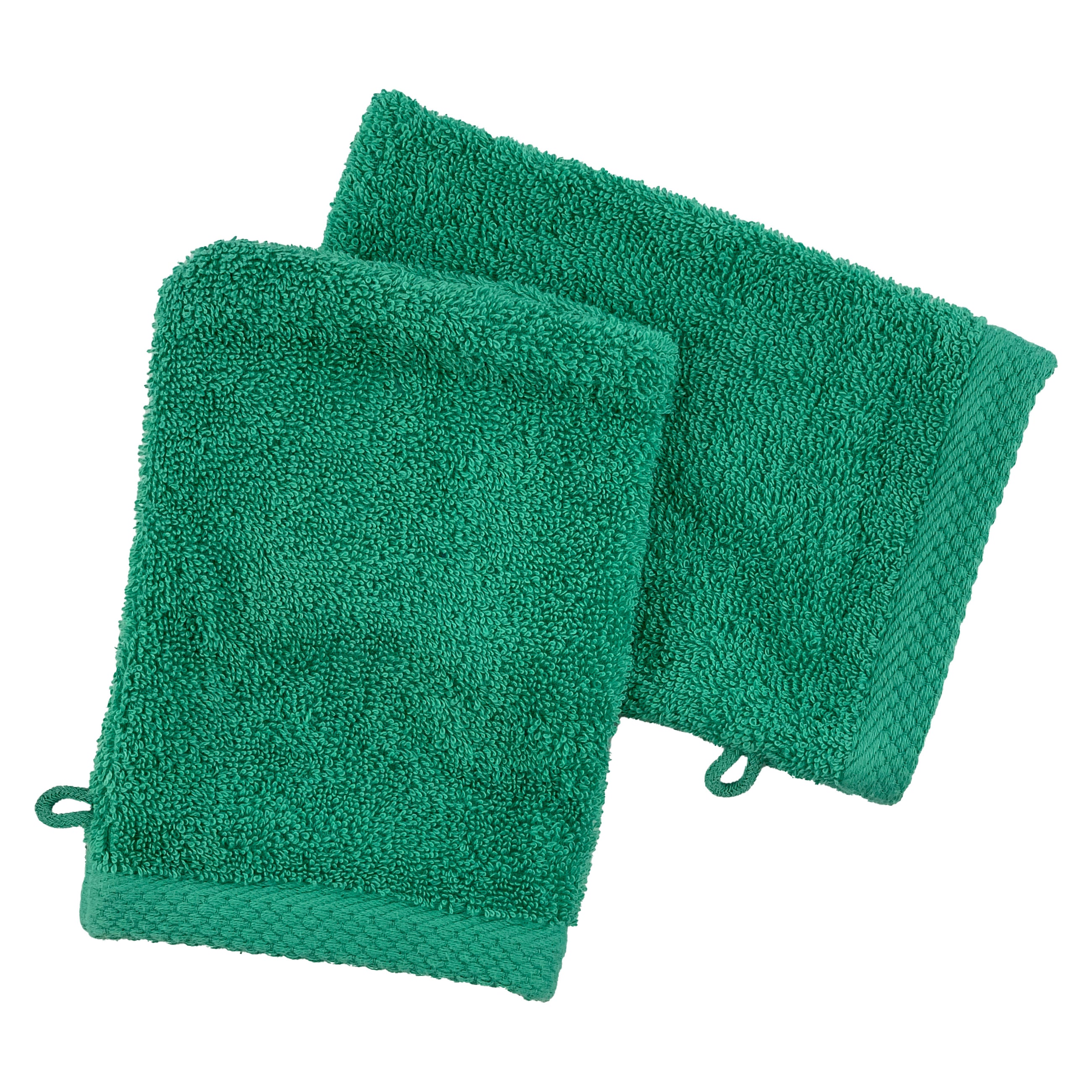 Set de 2 Gants de Toilette 16x21 - Jade