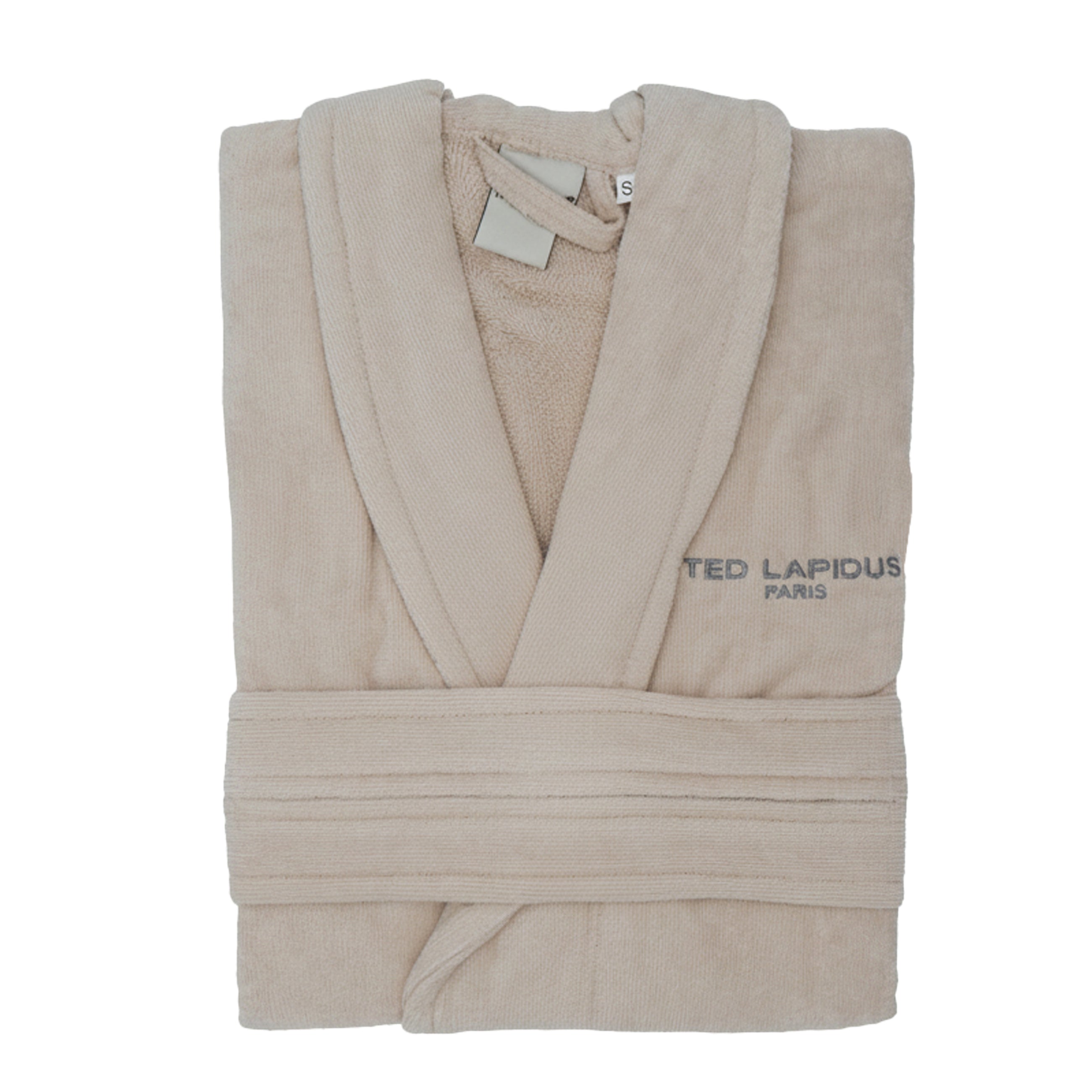 Robe de banho com gola xale Ted Lapidus