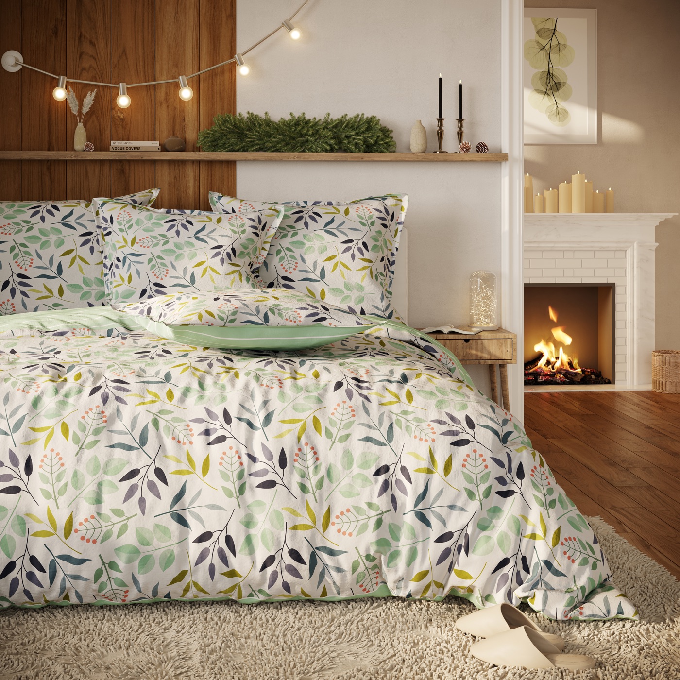 Gloria — Parure design en Flanelle de coton