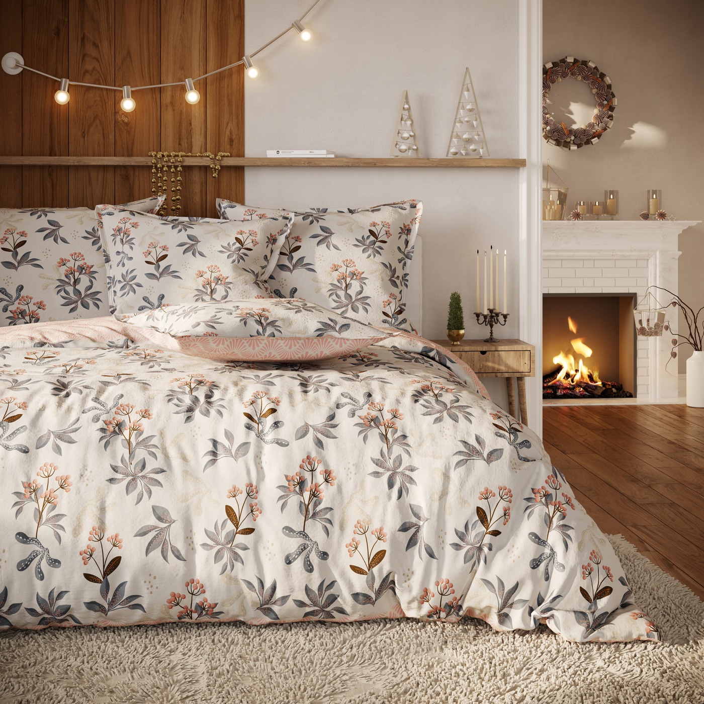 Suzie — Parure design en Flanelle de coton