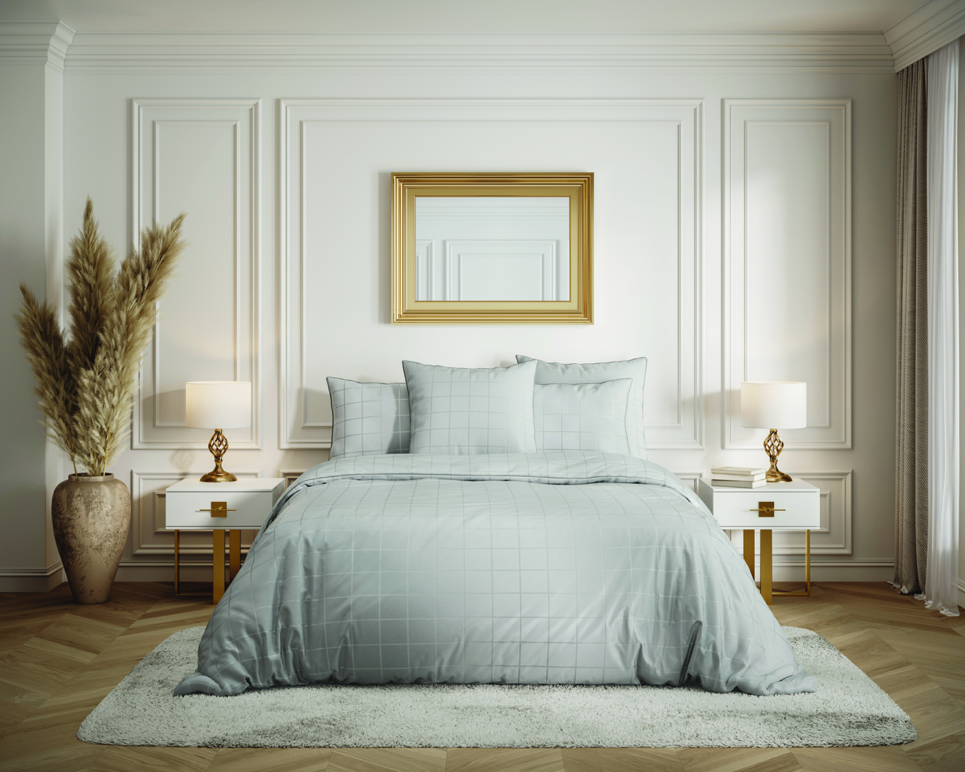 Caroline Perle — Parure design en Satin de coton