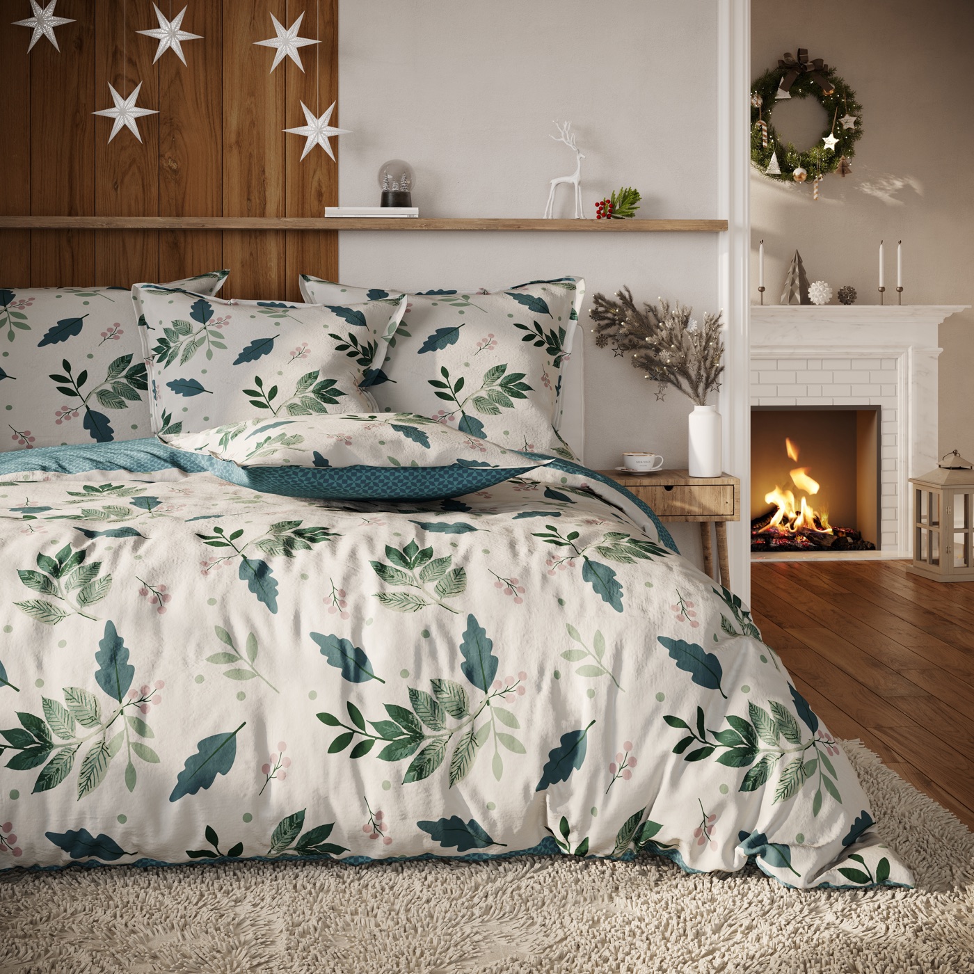 Gabriel — Parure design en Flanelle de coton