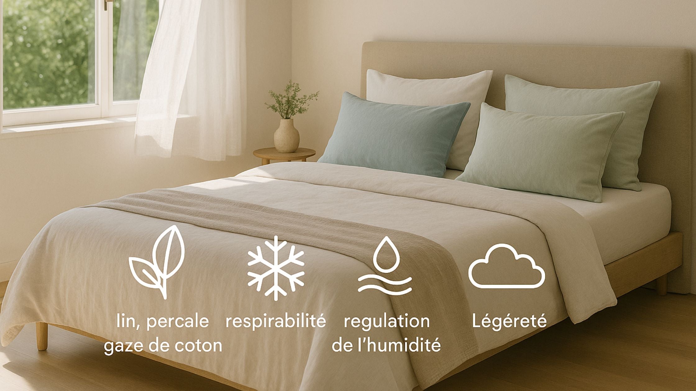 Welche Bettwäsche sollte man für den Sommer wählen? – Perle de coton ®