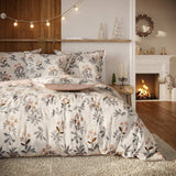 linge de lit en flanelle de coton avec motifs bohème décoration décontractée