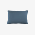 Taie d'oreiller gaze de coton Bleu Jean 50x70 cm