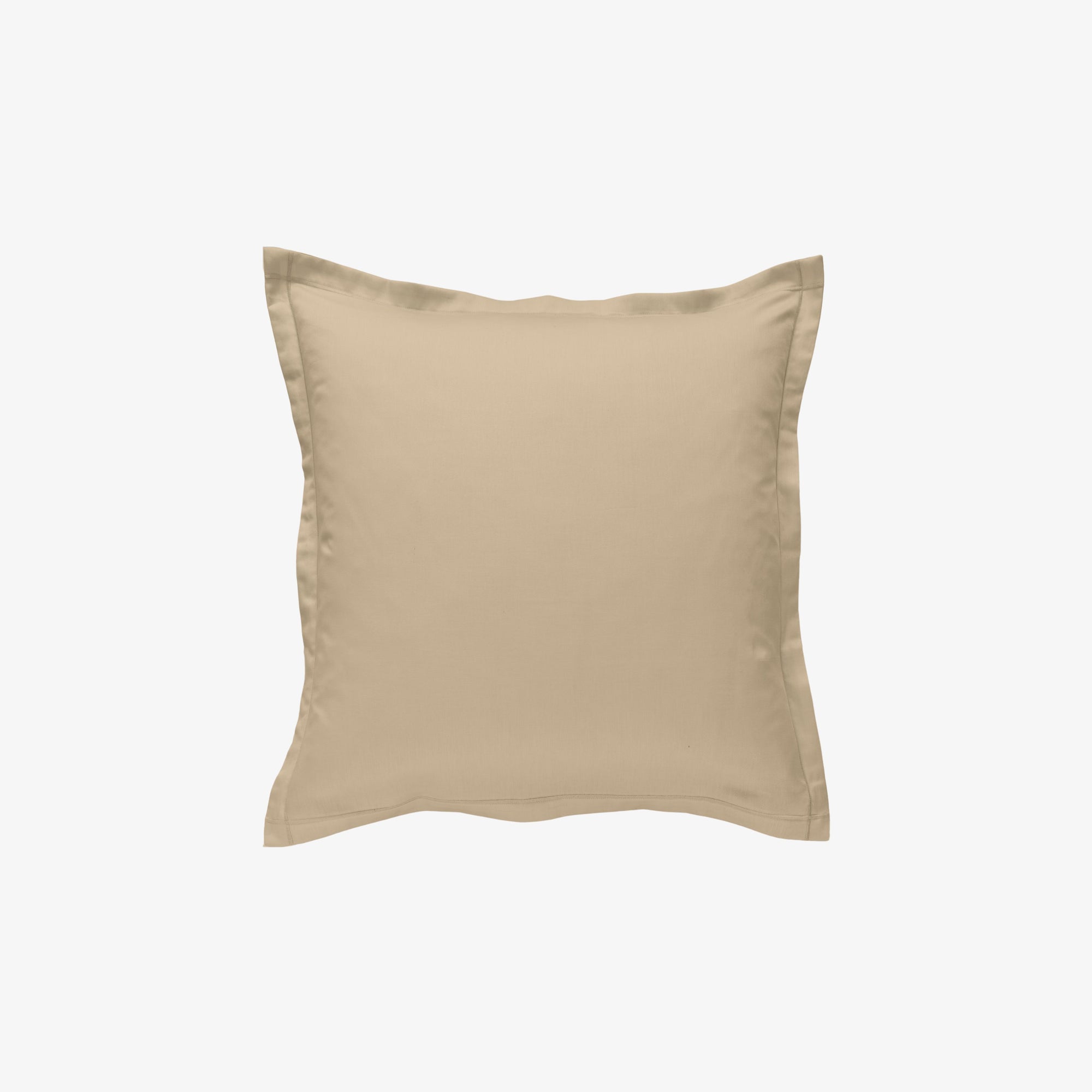 Taie d'oreiller satin de coton 120 fils Ficelle 65x65 cm