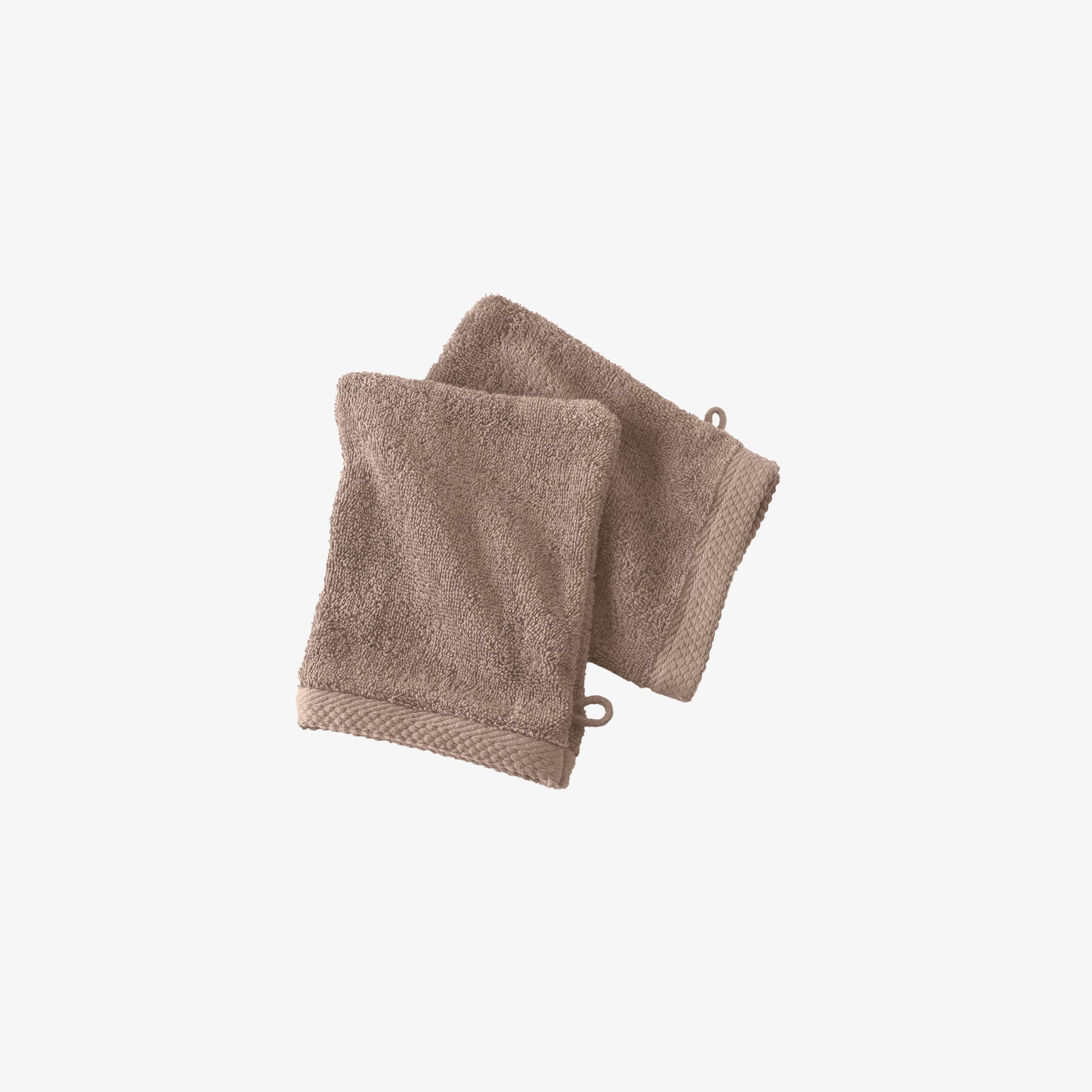 Gant de Toilette 16x21 cm Taupe