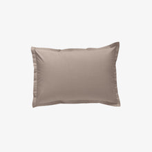 Taie d'oreiller satin de coton 120 fils Galet 50x70 cm