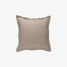 Taie d'oreiller satin de coton 120 fils Galet 65x65 cm