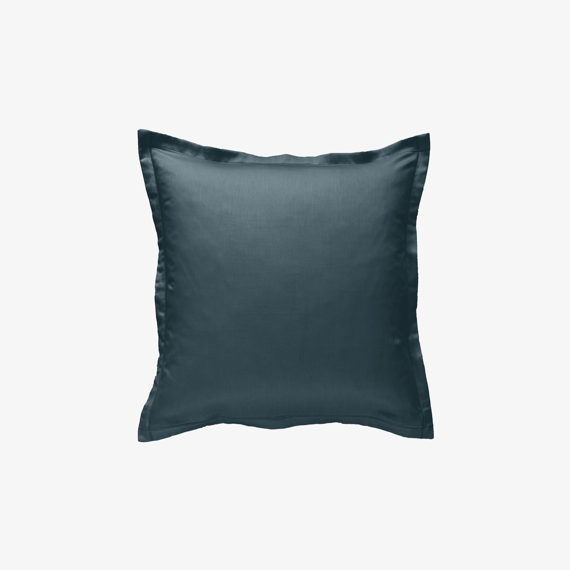 Taie d'oreiller satin de coton 120 fils Lagon 65x65 cm