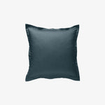 Taie d'oreiller satin 120 fils lagon