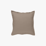 Taupe 80 thread count percale pillowcase