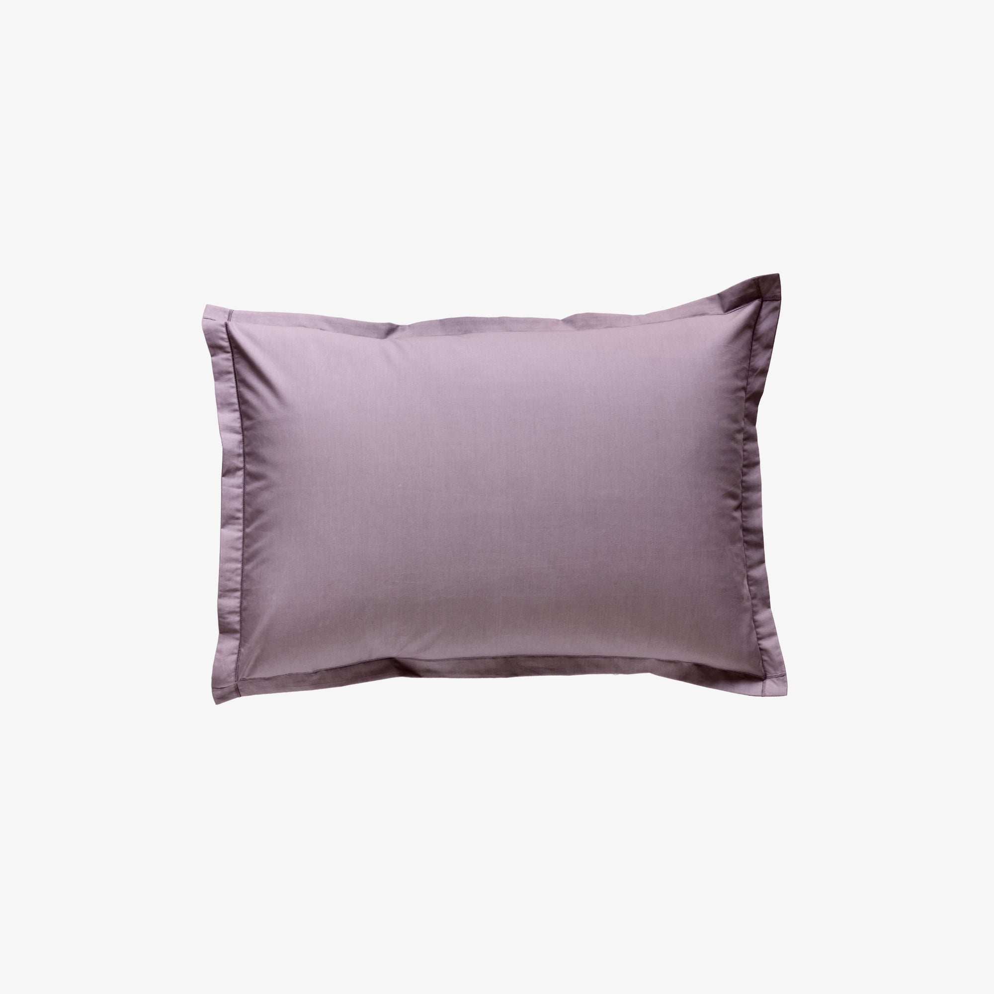 Taie d'oreiller satin de coton 120 fils Violet Ice 50x70 cm