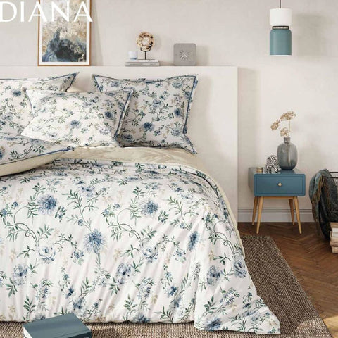 PARURE HOUSSE DE COUETTE DIANA Blanc
