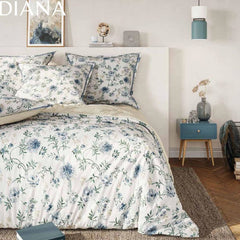 PARURE HOUSSE DE COUETTE DIANA Blanc