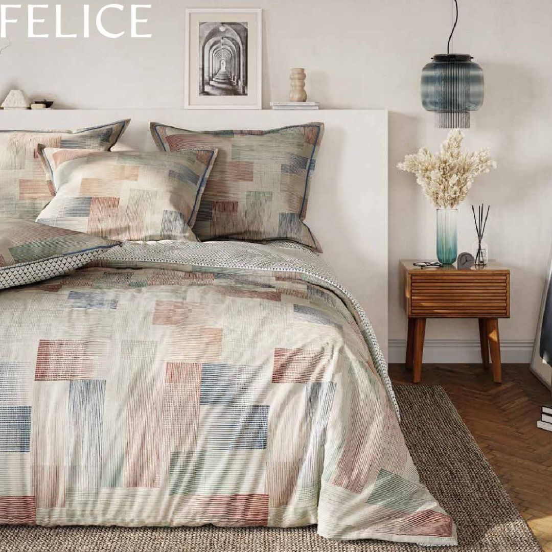 PARURE HOUSSE DE COUETTE FELICE Crème
