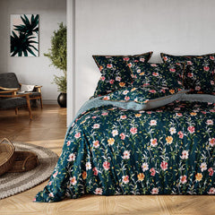 PARURE HOUSSE DE COUETTE FLORE