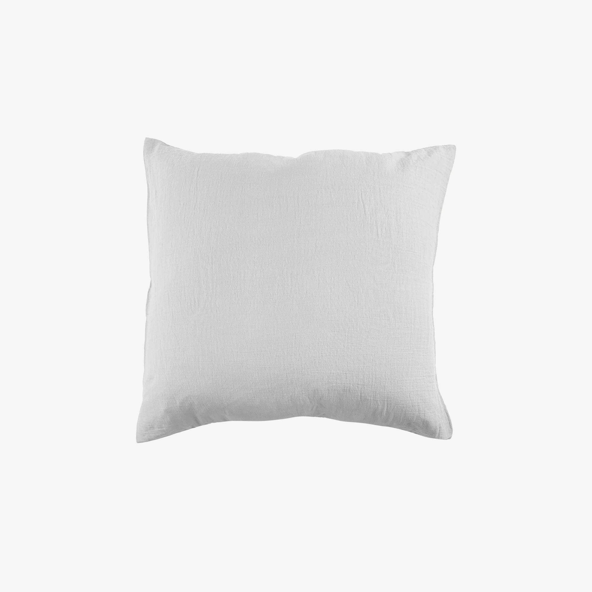 Taie d'oreiller gaze de coton Blanc 65x65 cm