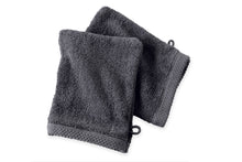Lot de 2 gants de toilette 16×21 cm – 600 g/m² en 100 % coton peigné