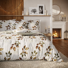 AMBER - 100% cotton flannel bedding set
