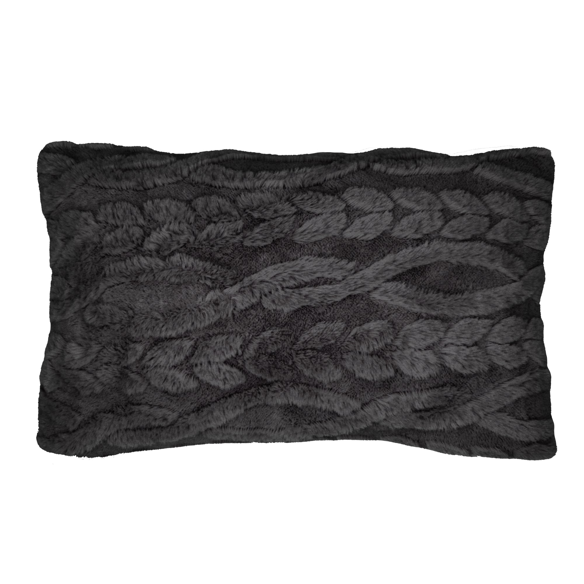Coussin déco gris anthracite ted lapidus