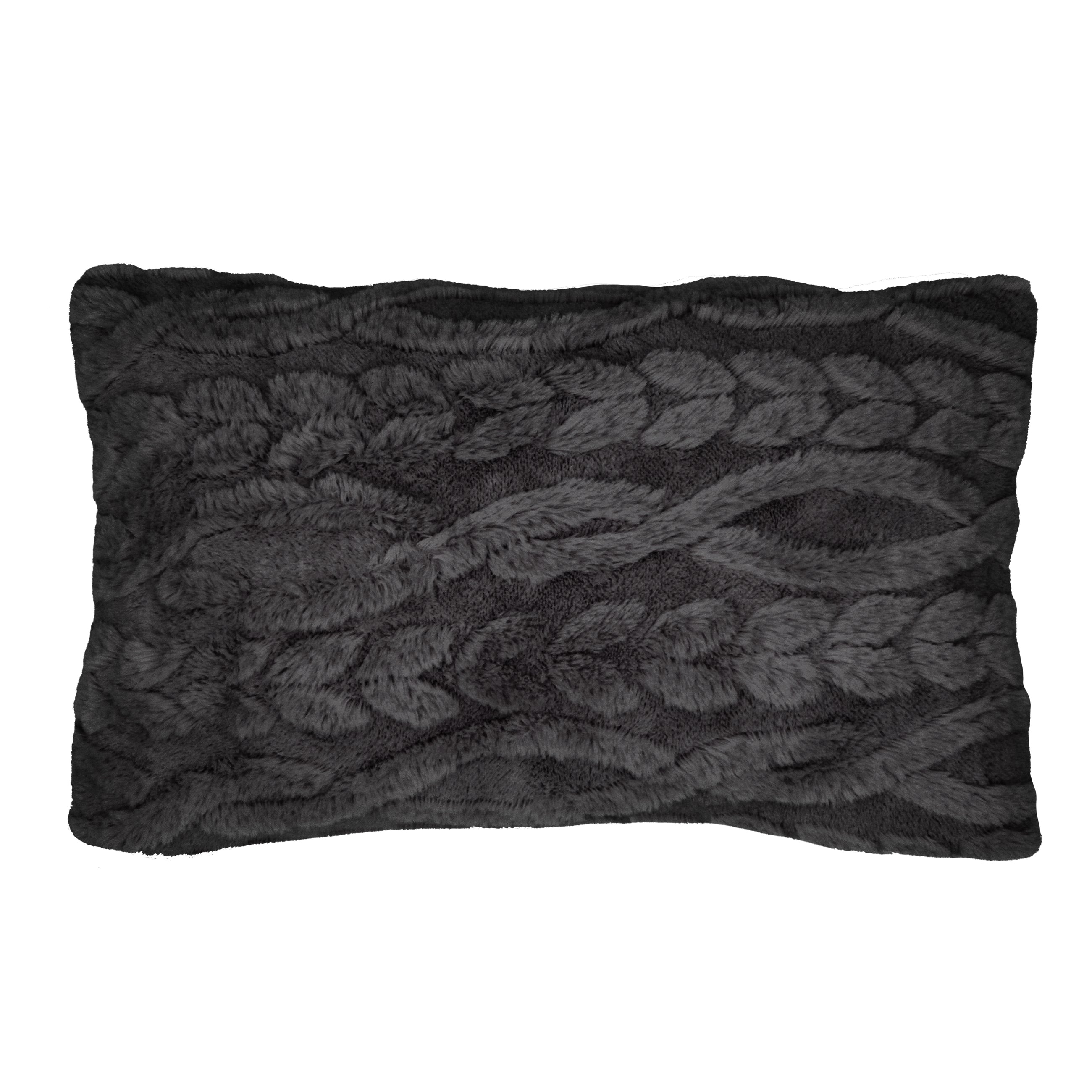 Coussin déco gris anthracite ted lapidus