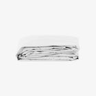 Drap Housse bonnet 40cm Satin de Coton 120 fils Blanc 160x200 cm bonnet 40