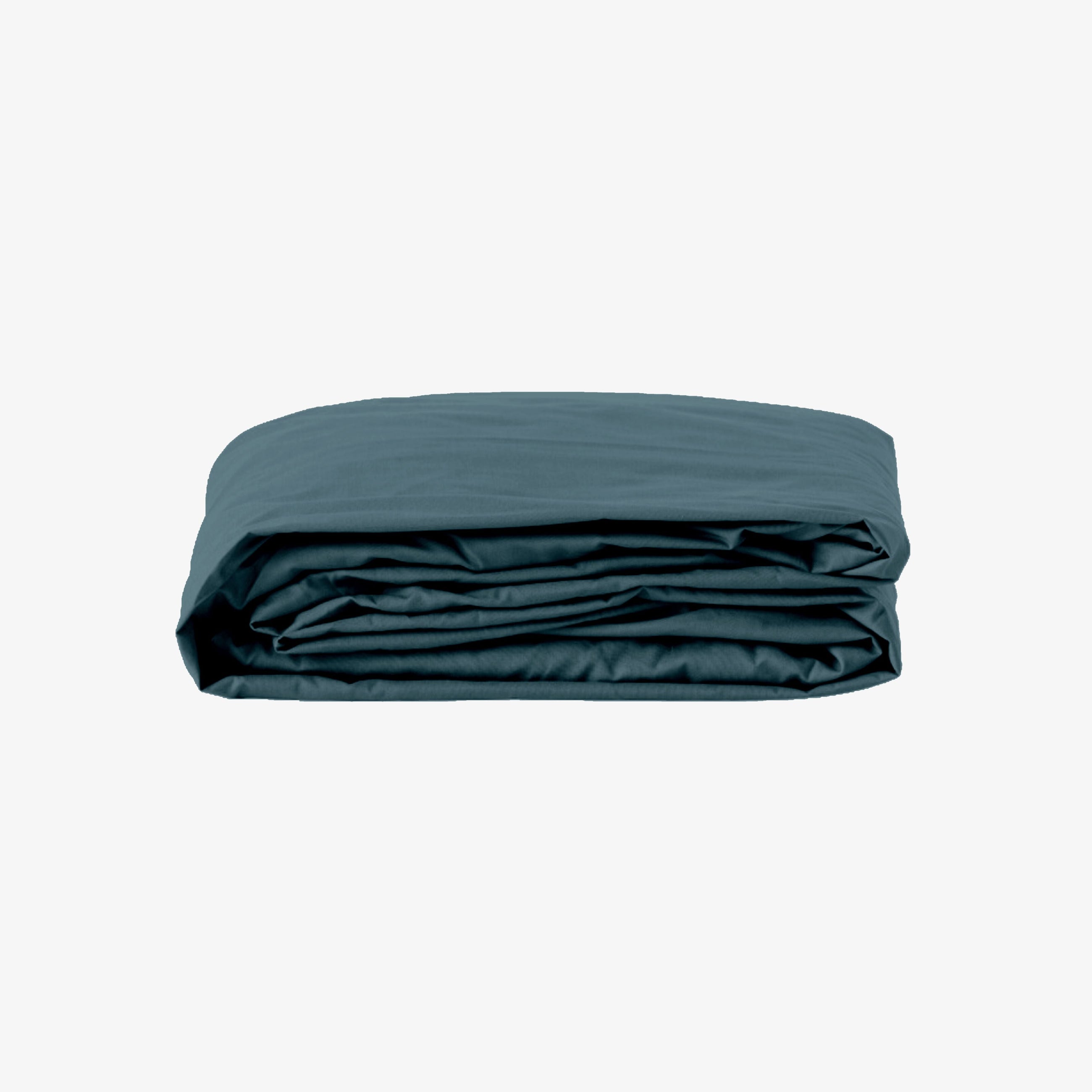 Drap housse satin bonnet 30 cm lagon Lagon 80X200 cm