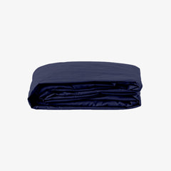 Drap housse bonnet 40 cm satin 120 fils marine