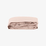 Fitted sheet satin bonnet 30 cm pink