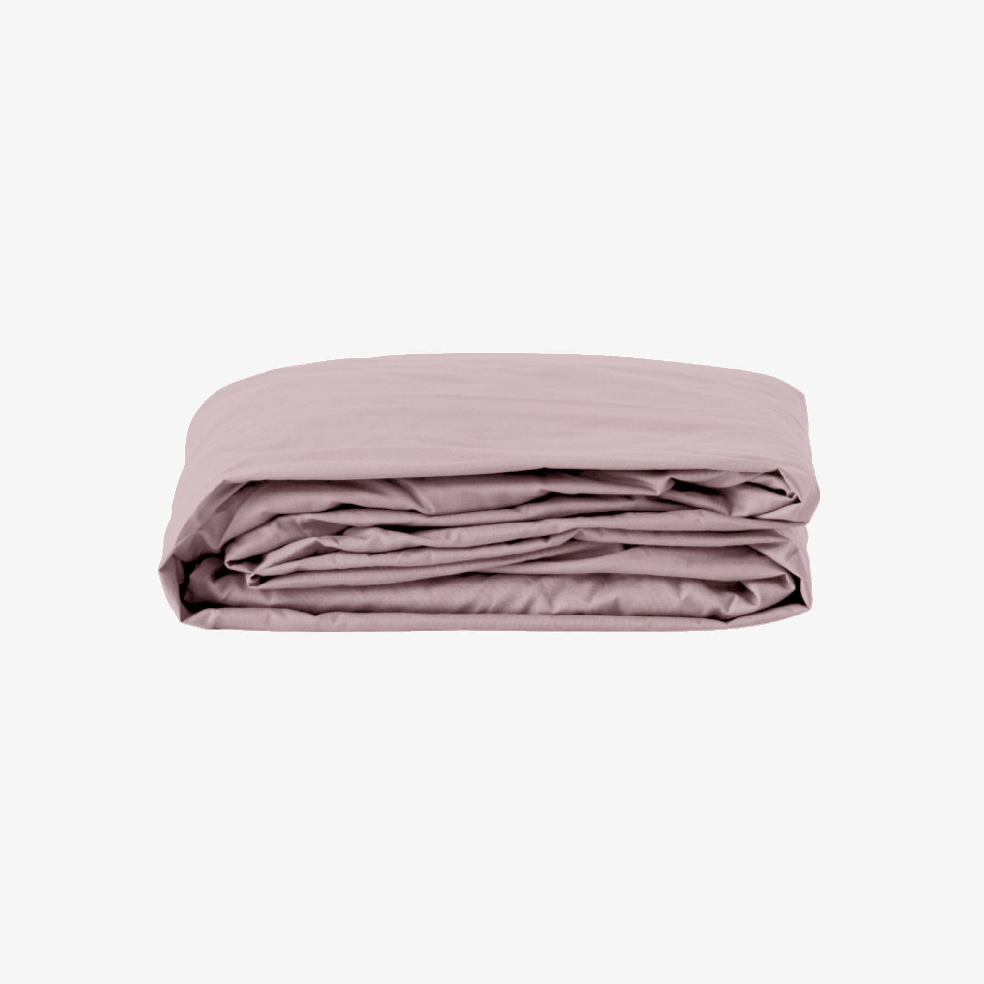 Drap housse satin de coton 120 fils bonnet 30 cm Violet Ice 80X200 cm