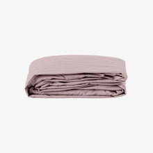 Drap Housse bonnet 40cm Satin de Coton 120 fils Violet Ice 140x190 cm bonnet 40