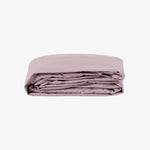 Drap housse bonnet 40 cm satin 120 fils violet ice