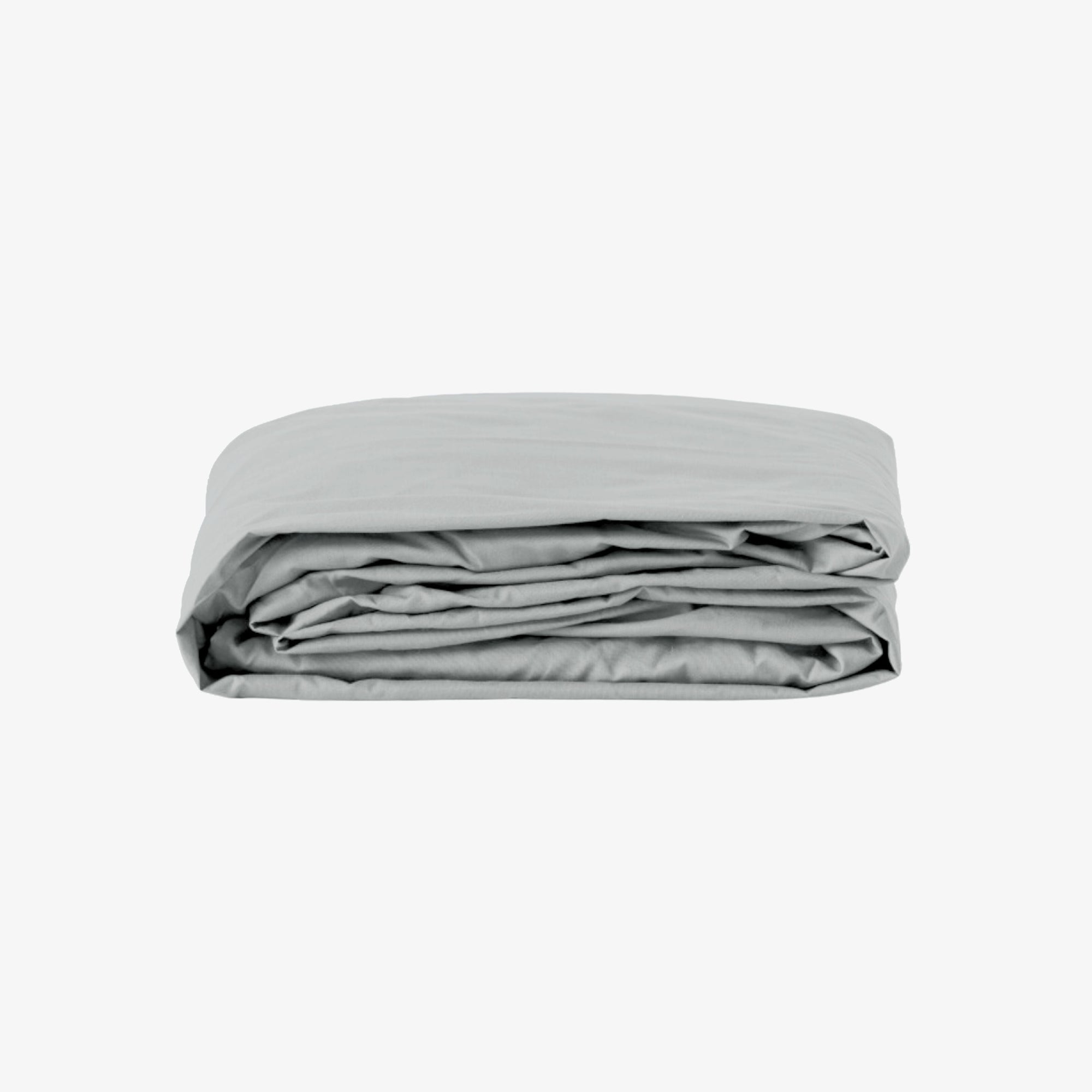 Drap housse percale 80 fils bonnet 30 cm perle Gris Perle 80X200 cm