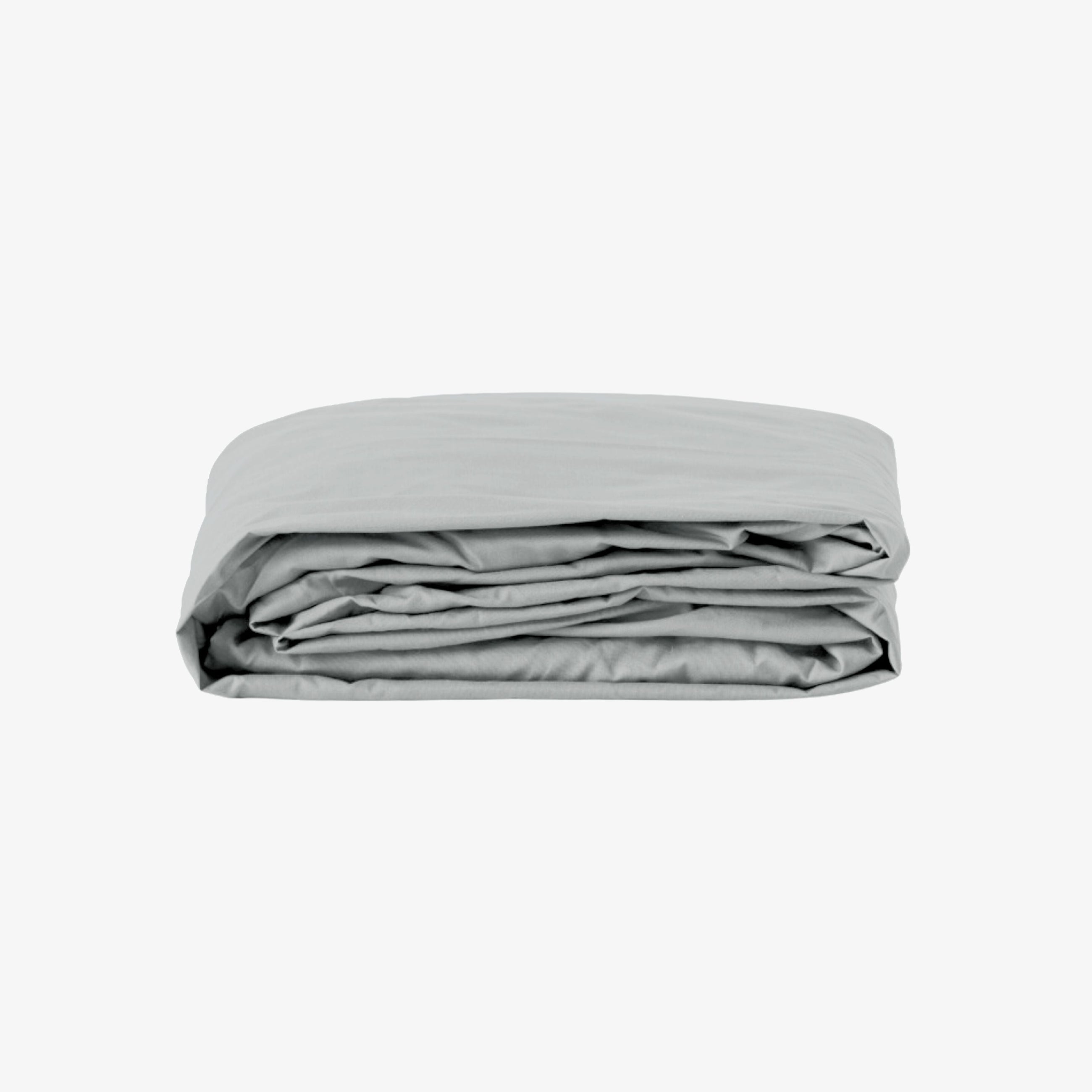 Drap housse bonnet 40cm satin 120 fils gris perle Gris Perle 160x200 cm bonnet 40