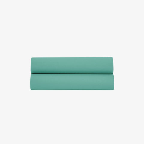 Drap plat satin 120 fils celadon