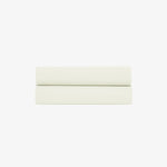 Drap plat satin 120 fils ivoire