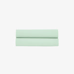Flat satin sheet 120 threads water green
